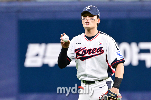 2024 세계야구소프트볼협회(WBSC) 프리미어12 한국 대표팀 윤동희./마이데일리