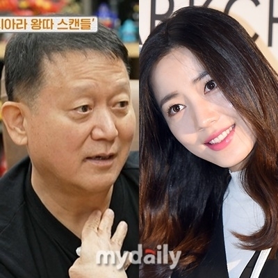 MBK엔터테인먼트 김광수 대표, 그룹 티아라 출신 배우 화영 / MBN 