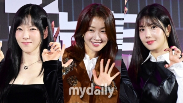 왼쪽부터 태연, 이시영, 권은비 / 곽경훈 기자 (kphoto@mydaily.co.kr)