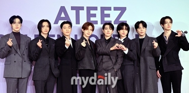 그룹 에이티즈 열한 번째 미니앨범 발매기념 기자간담회/곽경훈 기자 kphoto@mydaily.co.kr