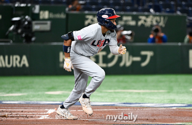 2024 세계야구소프트볼연맹(WBSC) 프리미어12 미국 대표팀 챈들러 심슨./게티이미지코리아