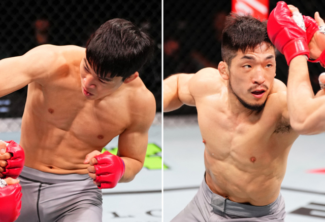 최동훈(왼쪽)과 유수영. /UFC 제공