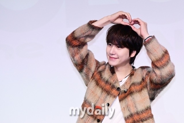 그룹 슈퍼주니어 겸 가수 규현 첫 번째 정규앨범 음감회/곽경훈 기자(kphoto@mydaily.co.kr)