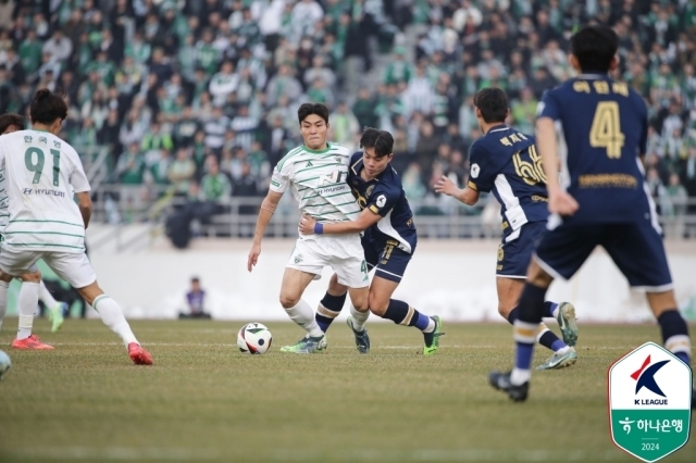 전북 현대와 서울 이랜드 경기 모습/한국프로축구연맹