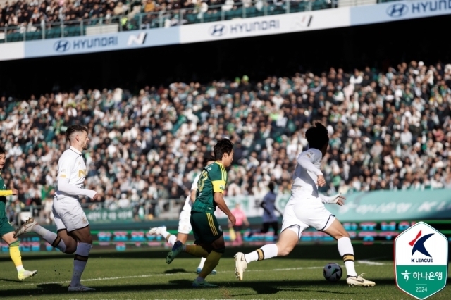 전북 현대와 서울 이랜드 경기 모습/한국프로축구연맹