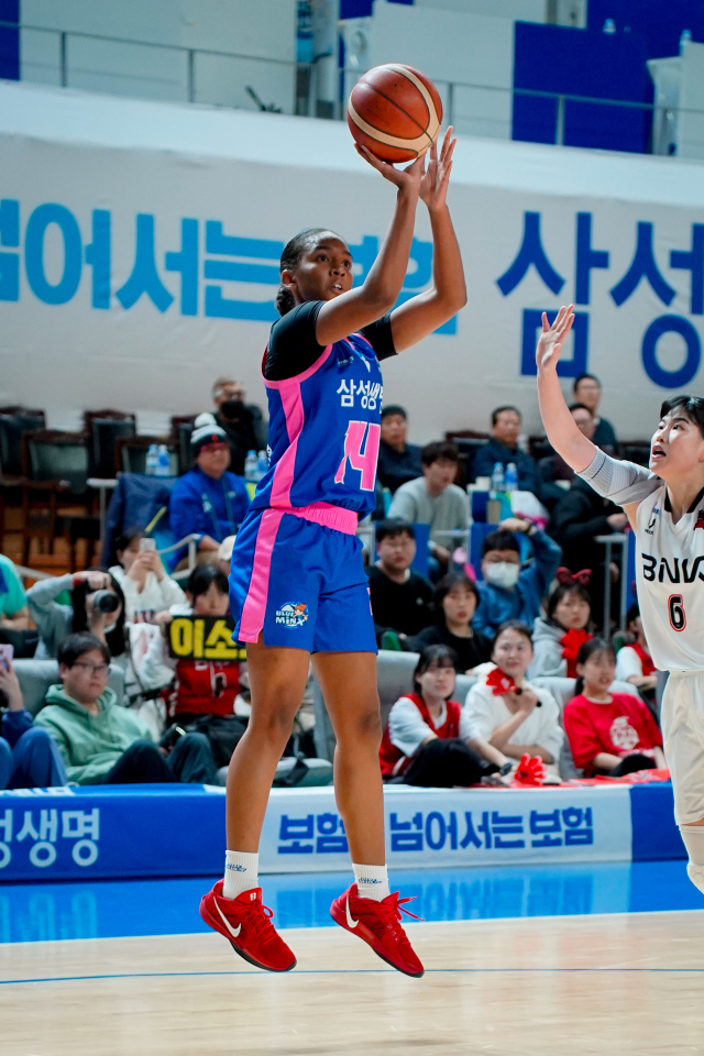 용인 삼성생명 블루밍스 키아나 스미스./WKBL