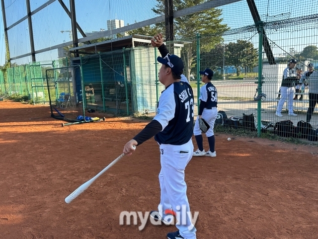 대한유소년야구연맹 유소년A대표팀 신창호 감독./타이난(대만)=노찬혁 기자