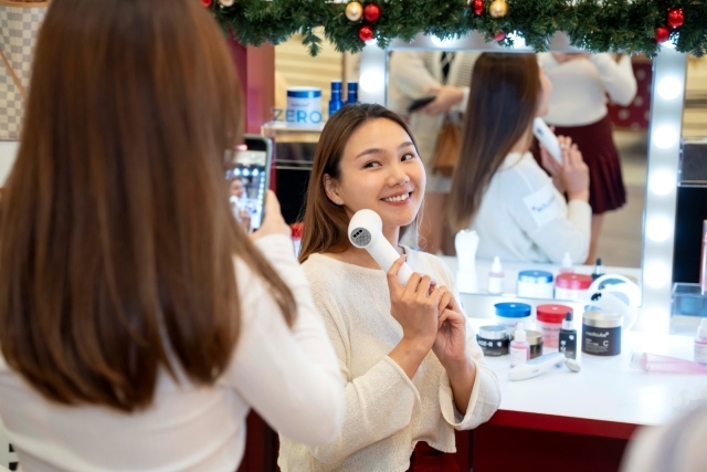 지난달 3~15일 진행된 홍콩 메디큐브 팝업스토어 현장. /에이피알