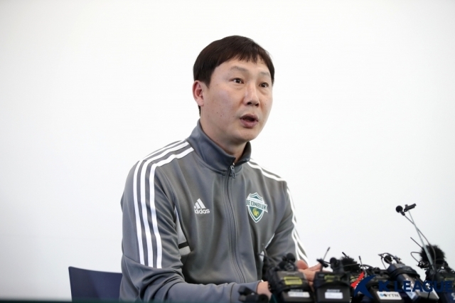 전북 현대 시절 김상식 감독./프로축구연맹