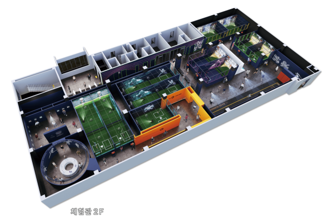 야구체험관 평면 계획도./KBO