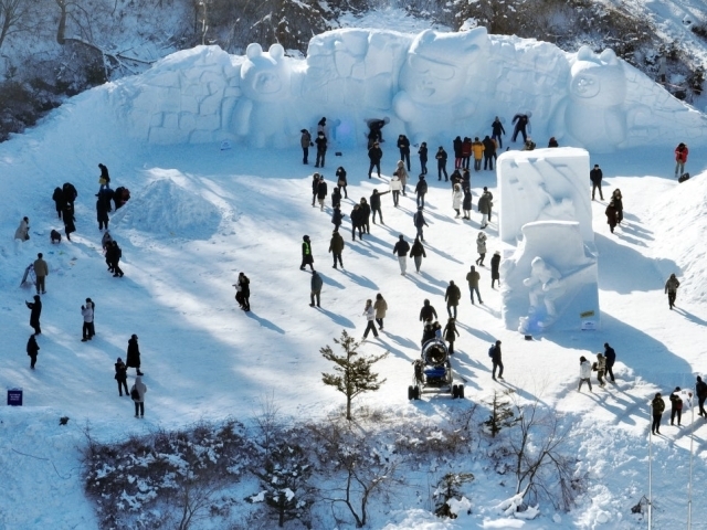 ‘태백산 눈축제’ 현장 사진. /태백시 공식 블로그