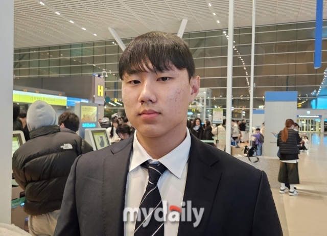 삼성 라이온즈 배찬승./인천공항=심혜진 기자