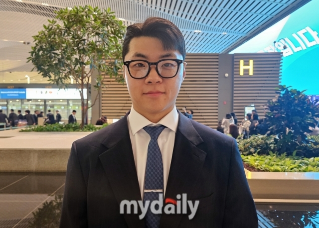 삼성 라이온즈 김무신./인천공항=심혜진 기자