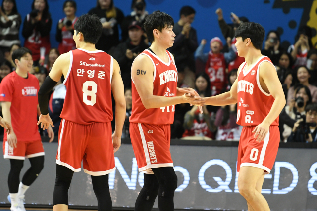 서울 SK 선수단./KBL 