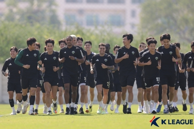 태국 방콕에서 전지훈련을 진행한 전북 현대 선수단./프로축구연맹