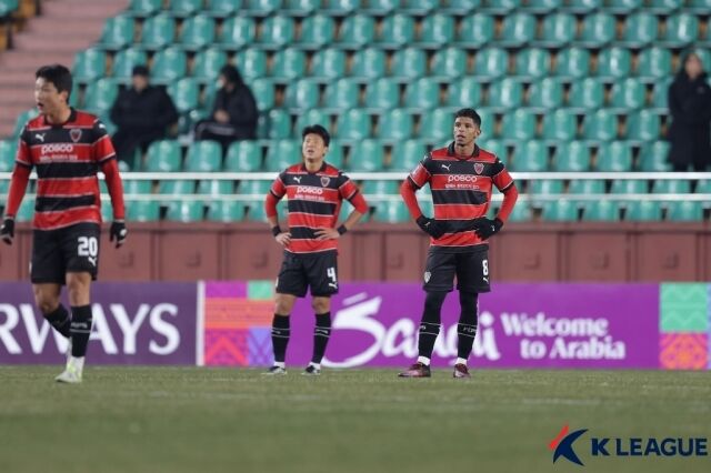 포항 스틸러스 선수단./프로축구연맹