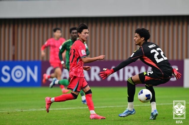 대한민국 20세 이하(U-20) 축구대표팀 진태호./대한축구협회