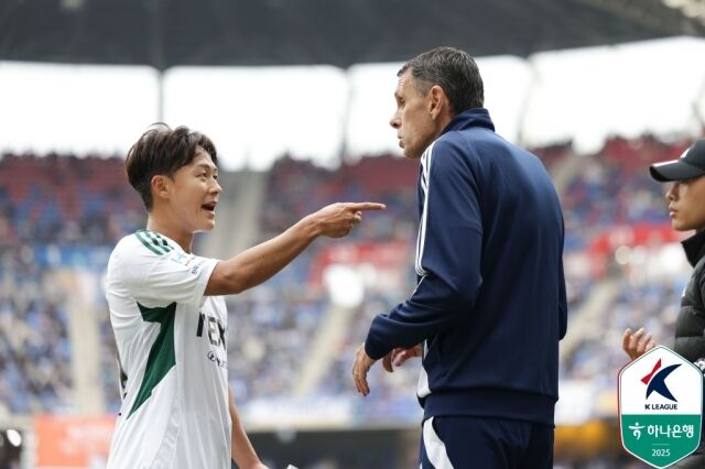 전북 현대 이승우, 거스 포옛 감독./프로축구연맹