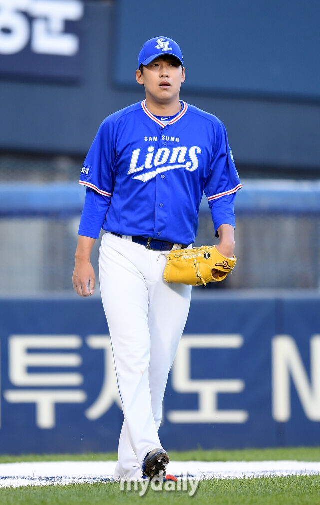 삼성 라이온즈 시절 윤성환./마이데일리