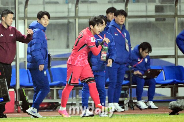 대한민국 축구대표팀 이강인이 20일 오후 경기도 고양종합운동장에서 진행된 