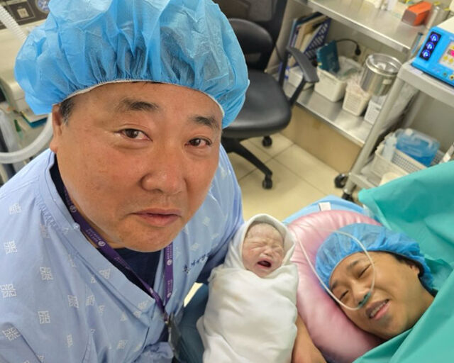 양준혁은 지난해 딸을 출산했다. / 양준혁 소셜미디어 캡처