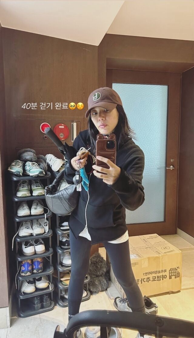 가수 손담비 운동 인증샷 / 손담비 인스타그램