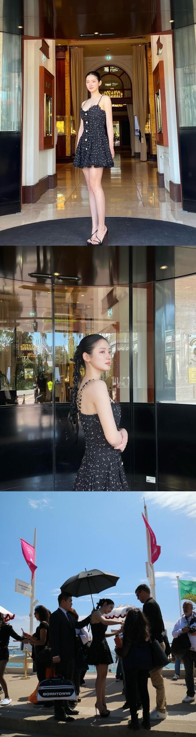 배우 박주현이 칸 국제 영화제 일정을 소화하고 있다. / 박주현 인스타그램
