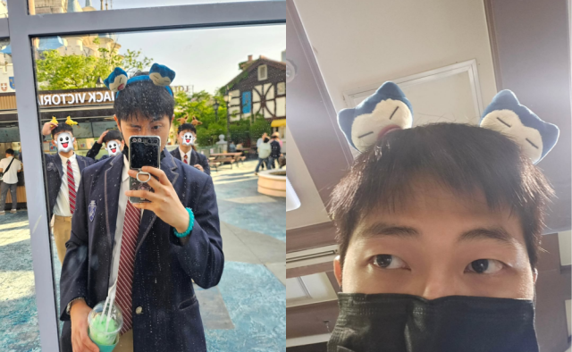 방탄소년단 RM이 놀이공원에 방문해 근황을 전했다. / 방탄소년단 RM 인스타그램 캡처