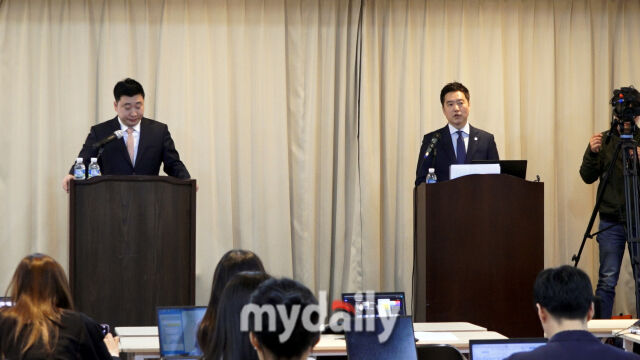 배우 故 김새론 유족의 세 번째 기자회견/마이데일리