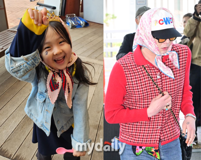 방송인 하하와 가수 별의 딸 송이, 가수 GD. / 별 인스타그램 캡처, 마이데일리 DB