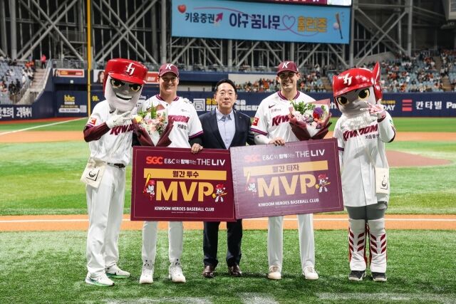 케니 로젠버그(좌)와 루벤 카디네스(우)/키움 히어로즈