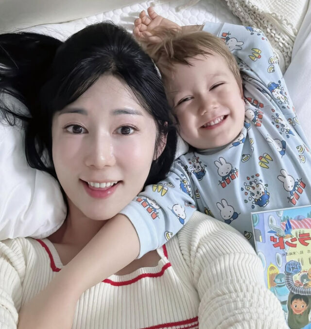방송인 사유리와 아들 젠 / 사유리 인스타그램