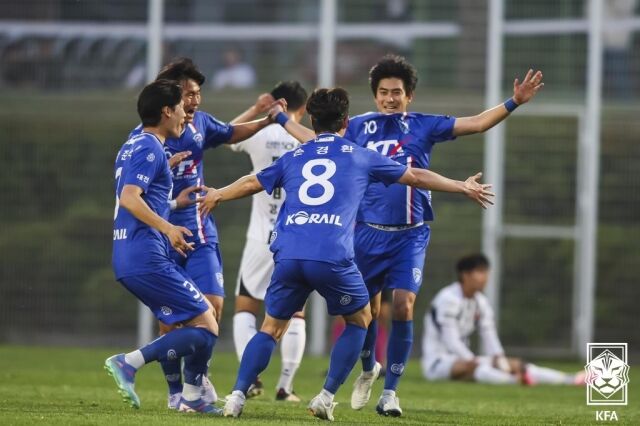 대전코레일과 FC서울의 경기 모습/대한축구협회