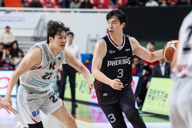 박성재(왼쪽)와 박무빈./KBL