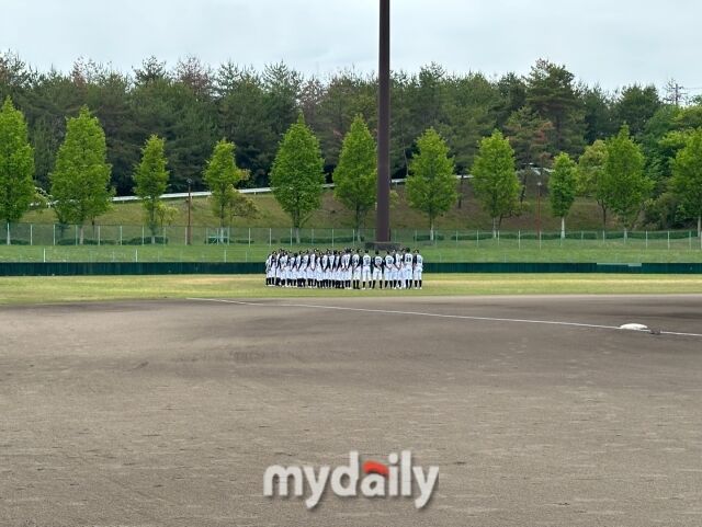 대한유소년야구연맹 19기 대표팀./효고현(일본)=노찬혁 기자