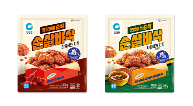 냉동치킨 신제품 ‘순살바삭치킨’ 2종. /대상 청정원
