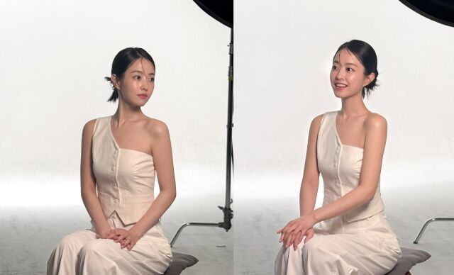 배우 박보영 광고 촬영 현장 / 박보영 인스타그램
