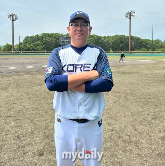 논산시유소년야구단 신정익 감독./효고현(일본)=노찬혁 기자