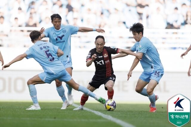 대구와 서울의 경기 모습/한국프로축구연맹