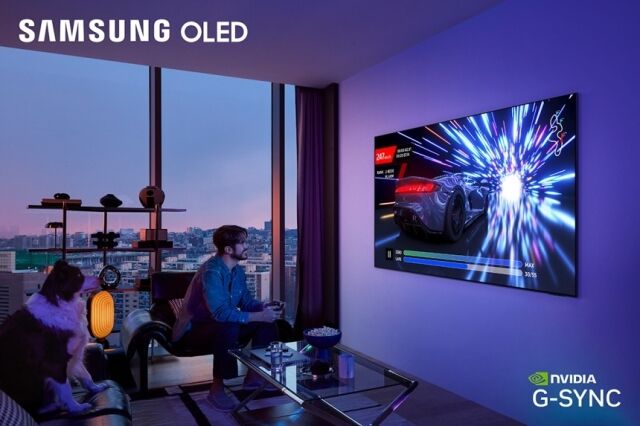 엔비디아 지싱크 호환 인증을 받은 삼성전자 2025년형 OLED TV(SF95)./삼성전자