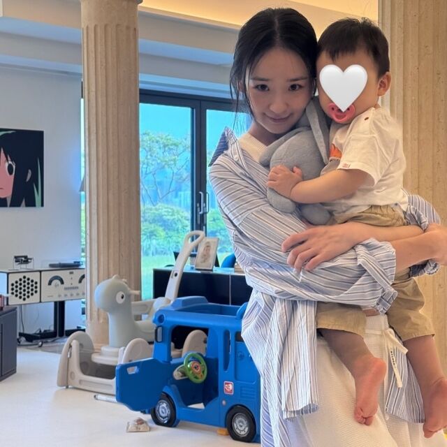 전 리듬체조 국가대표 손연재와 아들/손연재 SNS