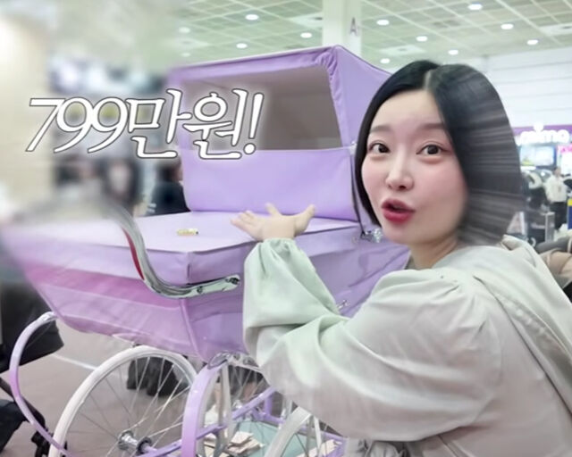 레이디 제인이 남편과 베이피 페어에서 다양한 물건들을 구경했다. / 유튜브 '레이디제인' 캡처