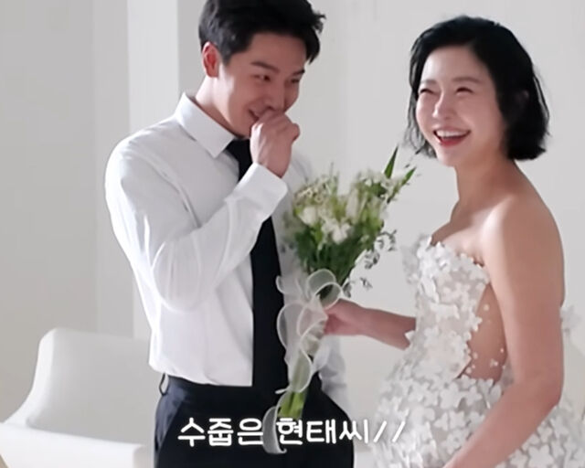 레이디제인이 남편과 만삭 촬영을 진행했다. / 유튜브 '레이디제인' 캡처
