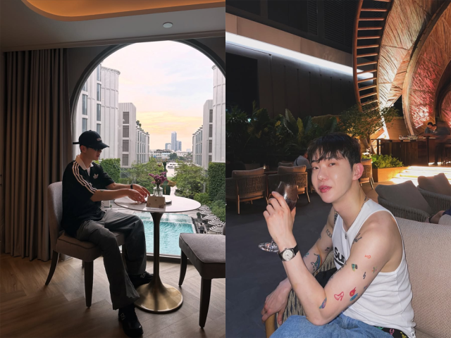 조권이 방콕에서 휴가를 보내고 있다./조권 인스타그램
