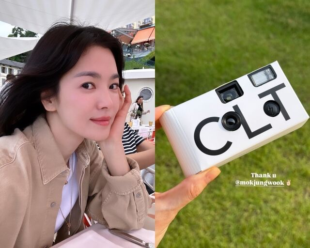 배우 송혜교, 송혜교가 게재한 사진/송혜교 소셜미디어