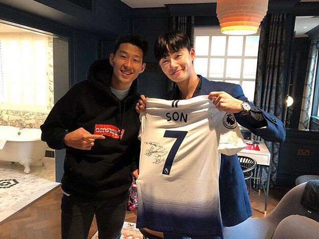 손흥민, 박서준 / 박서준 인스타그램