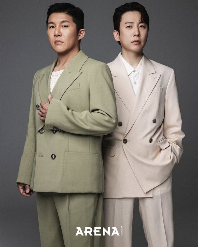 방송인 조세호, 남창희가 진지한 표정으로 촬영한 화보를 공개했다. / 조세호 인스타그램 캡처