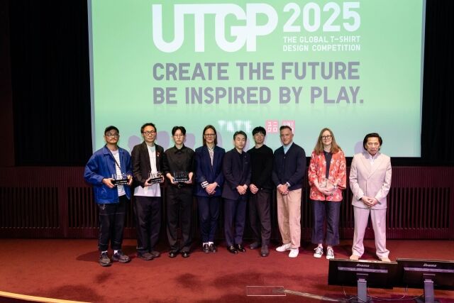 지난 21일 영국 런던의 테이트 모던 미술관에서 열린 ‘UTGP 2025’ 콘테스트 시상식. /유니클로