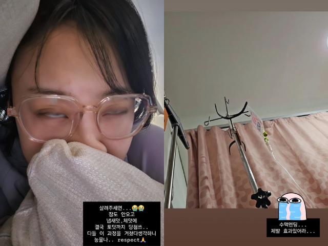 임라라가 입덧의 고통을 공유했다./임라라 SNS