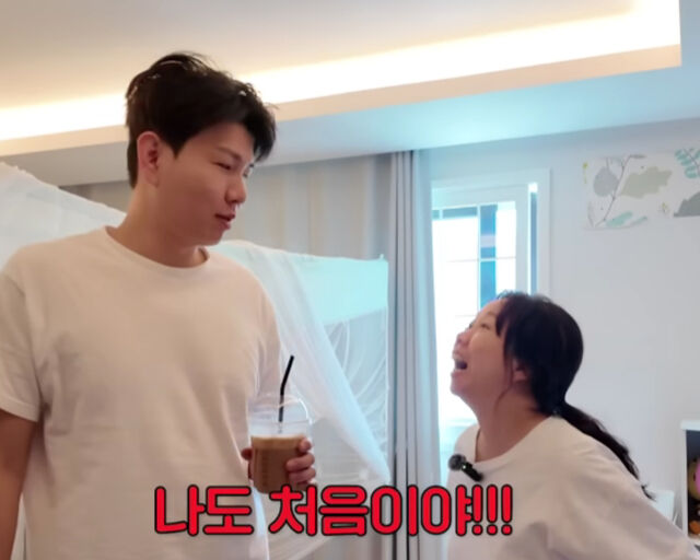 홍현희가 잔소리 하는 제이쓴에게 버럭 화를 냈다. / 유튜브 